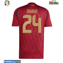 Belgien Amadou Onana #24 Heimtrikot EM 2024 Kurzarm